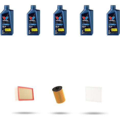 Kit tagliando 3 FILTRI e 5L OLIO compatibile con Vw Golf VII (5G1/BA5) 2.0 TDI 110kw Dal 2012 (1/5)