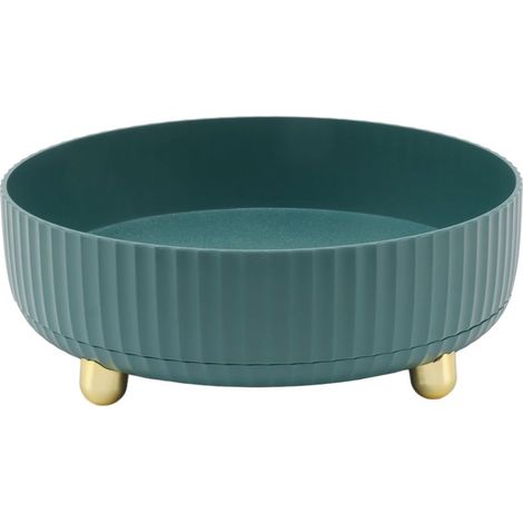 Tourniquet de Rangement Rotatif 360° - Organisateur de Cosmétiques et Épices pour Cuisine, Armoire et Garde-Manger, Vert (1/5)