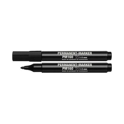 Schneider Permanentmarker Maxx 160 116001 Rundspitze 1-3mm schwarz (1/4)