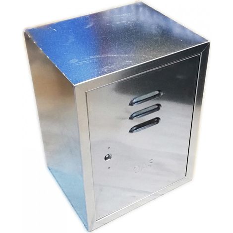 Cassetta cassonetto contenitore zincato per contatore gas, scegli se h 40 x l 30 x p 25cm