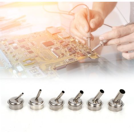 Kit de réparation pour pistolet thermique 861DW, 6 buses air de 3MM à 10MM