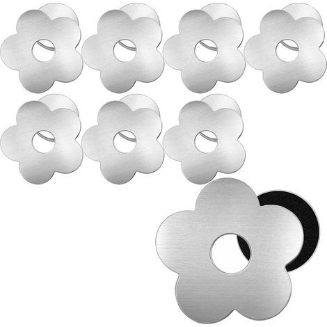 Poids magnétiques pour nappes d'extérieur, poids en acier inoxydable, pinces à nappes pour camping, mariages, jardins, pique-niques (motif floral) (1/5)