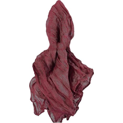 Serviette de table bohème en lin à franges - Style rustique - pour mariage et repas (1/5)