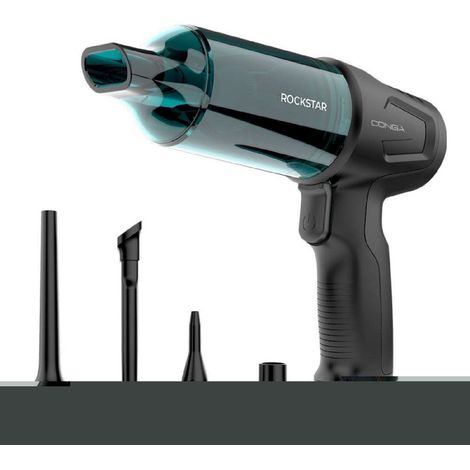 Cecotec Aspiradora de Mano sin Cable Motor BLDC Conga Rockstar Micro Hand. 80W, Potencia de Succión 12kPa (1/3)