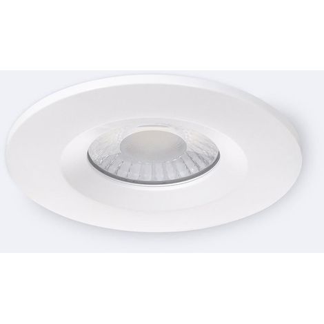 Spot Downlight Ignifuge LED 5-8W Rond Dimmable IP65 Coupe Ø 65 mm Sélectionnable (chaud-neutre) (1/4)