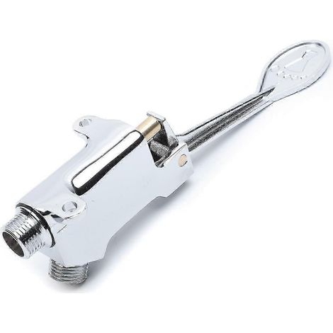 Robinet à pédale à montage au sol, robinet d'eau froide à pédale, filetage G1/2 pour hôpitaux et écoles, robinet à commande par pédale (1/5)