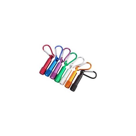 Lot de 14 mini lampes de poche porte-clés - Lampe de poche LED - En aluminium - Petite lampe à main pour enfants - Pour l'extérieur, le camping, le cyclisme, les anniversaires d'enfants - Classe