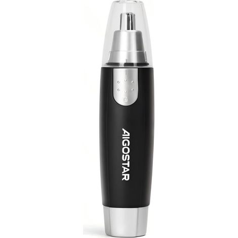 Tondeuse électrique pour poils de nez et d'oreilles unisexe lavable et compacte, design portable pratique pour l’entretien capillaire du quotidien chez soi ou en voyage (1/3)