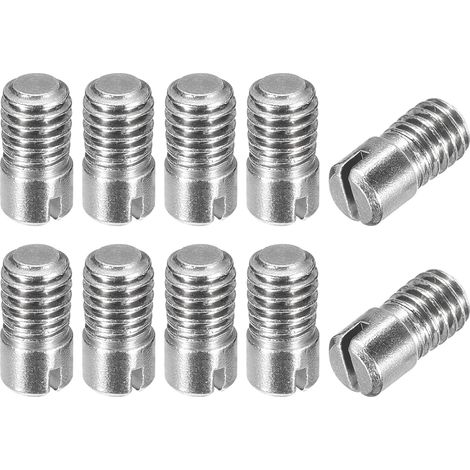 10 pièces M6 x 12 mm en forme de cylindre acier inoxydable 304 avec außengewinde pour positionner (1/5)