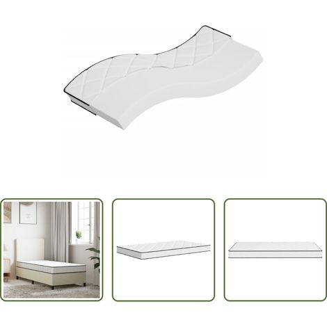 Sommeil paisible - Matelas en mousse moyennement doux 90x190 cm (1/5)