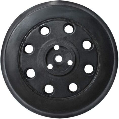 FENOPLASTICAPlateau de ponçage dur compatible avec Bosch PEX 12, PEX 125 et PEX 400 A (Ø 125 mm) - Plateau de support rond 8 trous pièce de rechange plateau de ponçage (1/5)