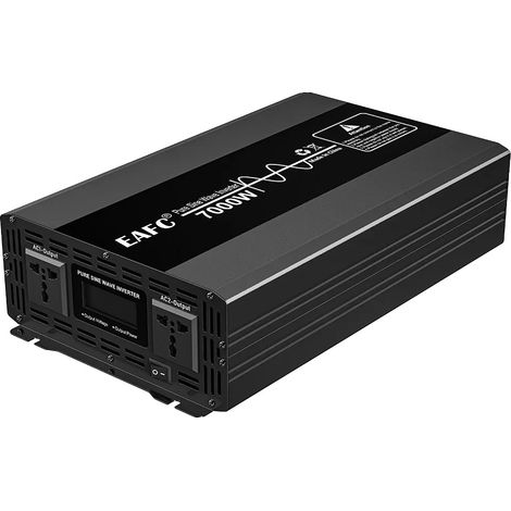 Inverter a onda sinusoidale pura, alta efficienza, molteplici funzioni di protezione, 7000W (1/2)