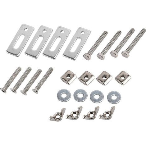 Lot de 4 pinces de fixation pour rail en T, kit de mini pinces de maintien pour rail en T compatible avec les routeurs CNC 3018-PRO, 3018-PROVer et 1810-PRO. (1/5)