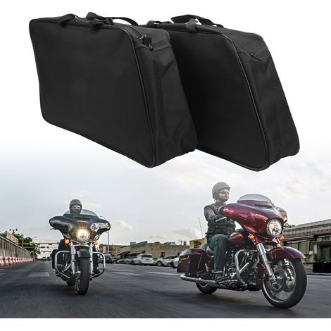 Sacoche latérale surdimensionnée pour moto Harley Davidson Road Glide (1/5)
