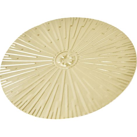 Médaillon mural en fer forgé à grain en relief, style européen, design unique, disque métallique irrégulier, décoration murale idéale pour la maison ou comme cadeau. (1/5)