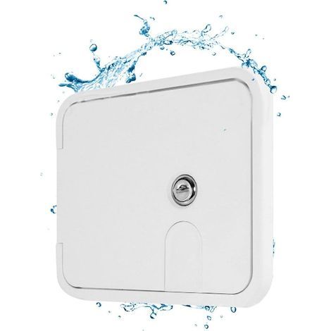 Trappe Camping-Car,Pièces Rechange Accessoires Panneau d'accès per camper RV impermeable Cerradura para convertir una caravana, Un punto de control, A (1/5)
