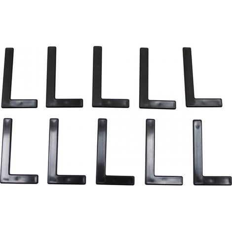 Lettre L pour plaque d'immatriculation Tiflex H45mm pour moto