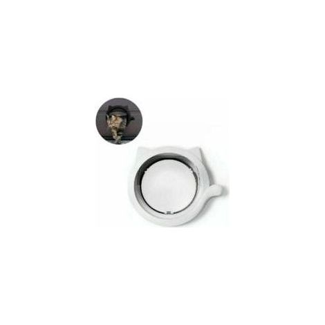 pair Chatière Chat Flip, Chatière Chien Chatière Blanc Hole