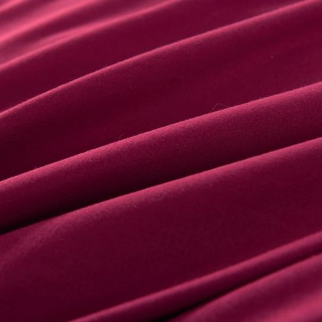 Maison Exclusive - Set Copripiumino Rosso Bordò 155x220/80x80 cm