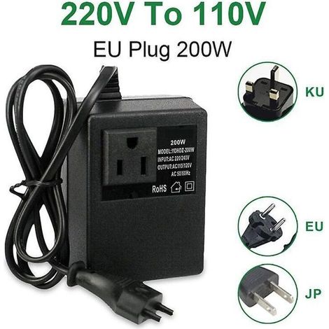 220 V auf 110 V Wechselstrom-Abwärtstransformator/Transformator für Reisen (1/3)