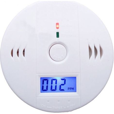 [NEVER USED] Carbon monoxide detector with LED display/electronic sensor, carbon monoxide alarm detector, 20000 PPM (1/4)