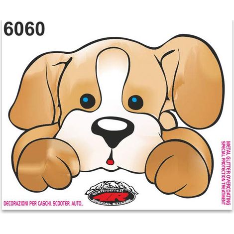 Adesivo Cucciolo Tabella Dimensioni 10 x 12 cm (1/4)