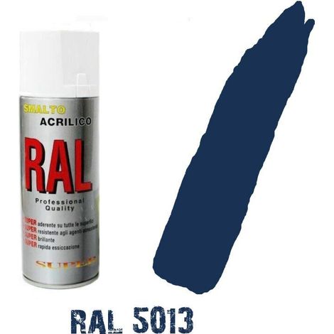 Bomboletta spray blu ral 5013 acrilico vernice  brillante lucido graffiti