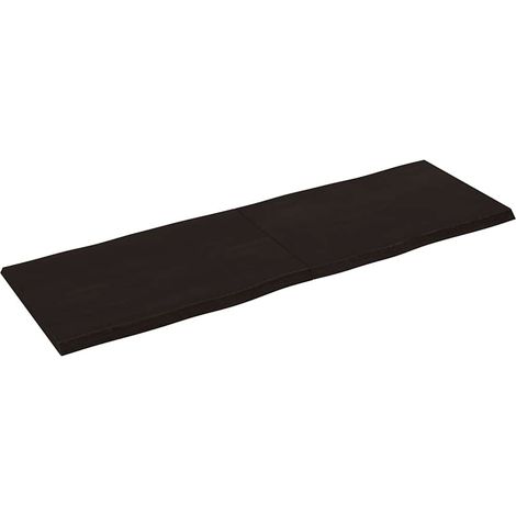 Dessus de table Dessus de bureau Plateau de table bois massif traité bordure assortie