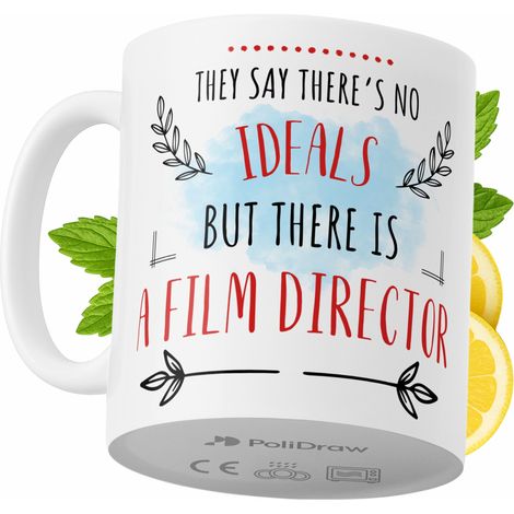 Lustige Kaffeetasse mit witzigem Textdesign für Filmregisseure – ideal für Geburtstage, Namenstage und Feiertage. Hochwertige Tasse für besondere Anlässe, ob im Büro oder zu Hause. Farbe: Weiß, 330 ml (1/5)