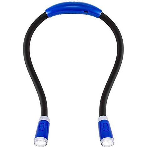 1 Lampe de lecture, 4 LED, 3 niveaux de luminosité, cou flexible, rechargeable USB, pour lit, tricot, jardinage (1/5)