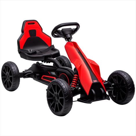 Voiture électrique pour enfant Kart à pédales enfant 4 roues EVA (1/5)