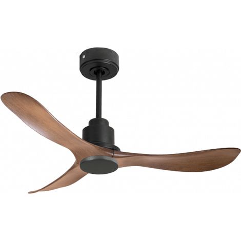 Tenerife de KlassFan - Super destratificateur et ventilateur DC 132 cm Gris basalte pales marrons sans Lumière idéal 25 à 35 m² (1/5)
