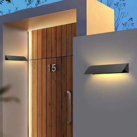 Appliques noires murales Éclairage chaleureux d'intérieur 3000K Applique murale LED AC85-265V (1/5)
