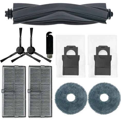 Lot de 10 sacs pour brosse latérale principale et filtres HEPA pour balai Dreame X30 Pro (1/5)