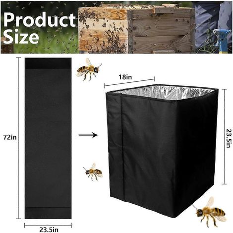 Winter-Bienenstockhülle aus 600D Oxford-Gewebe – Wind- und kältebeständige Isolierung