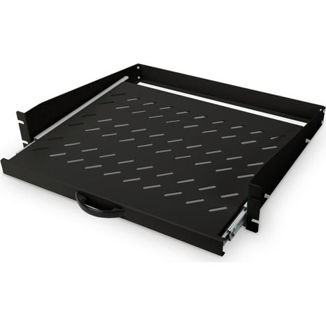 Digitus Erweiterbares Regal schwarz 48,3x36,7 cm Stahl