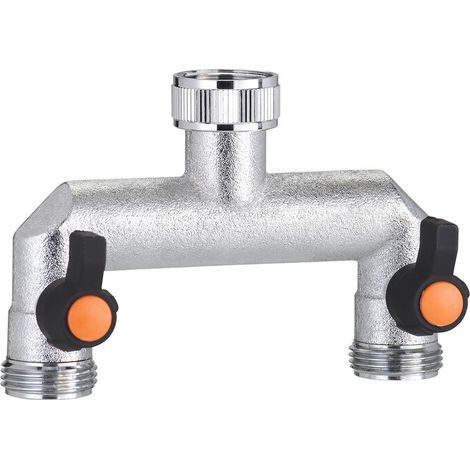 PRESA A DUE VIE 3/4 REGOLABILI METAL-JET  9601