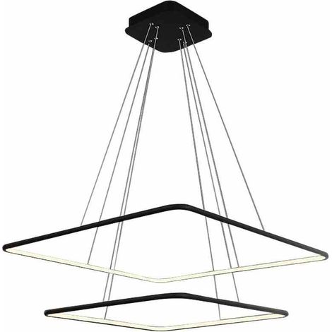 LÁMPARA COLGANTE LED NIX NEGRA 50W (1/5)