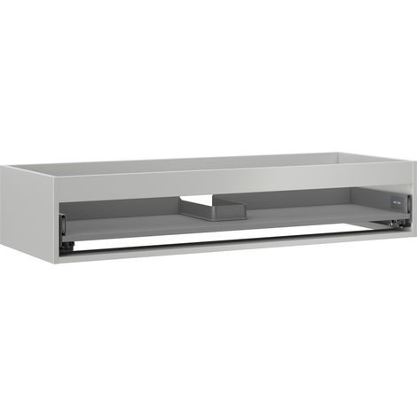 Mexen Box-A Korpus des Waschbeckenunterschranks 120 cm, 1 Schublade, Grau Matt - 91AX0-1200-235-1-62 (1/4)
