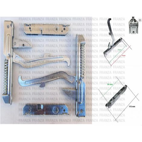 KIT 2PZ CERNIERE MOLLE PORTA FORNO ARISTON INDESIT STAR CON RULLINI