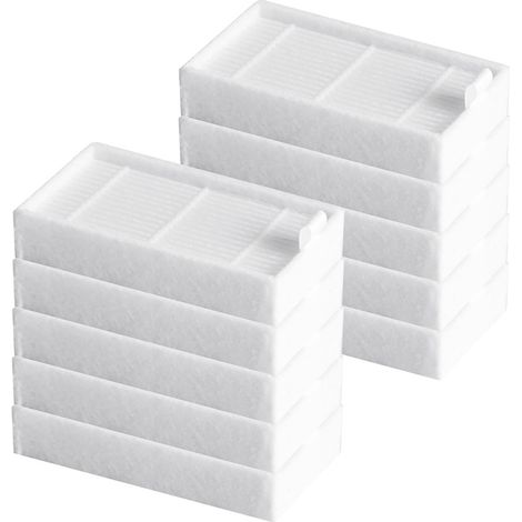 10 Filtres HEPA de rechange pour Aspirateur Robot iLife V3, V3S, V3S Pro, V5, V5S, V5S Pro - Lot de 10 pièces (1/5)
