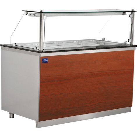 Bain-Marie Avec Vitre Vertical, 3X GN 1/1 - Mastro