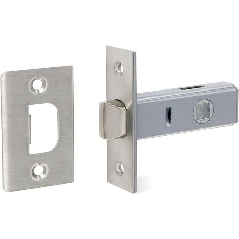 Picaporte Mengual 60Mm Inox - Picaportes Tubulares Doble muelle en punto cuadrado