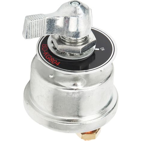 Interrupteur coupe-batterie 300 A, boîtier métallique robuste et étanche, pour voiture, bateau ou camping-car (1/5)