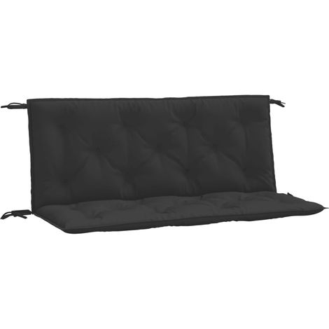 Maison Exclusive - Gartenbank-Auflagen 2 Stk. Schwarz 120x50x7 cm