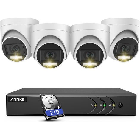 ANNKE 8CH Video Security System 5 in 1 H.265+ DVR Recorder 2MP Camera Outdoor Waterproof Protection CCTV Kit 4Camera - 2TB HDD (1/5)