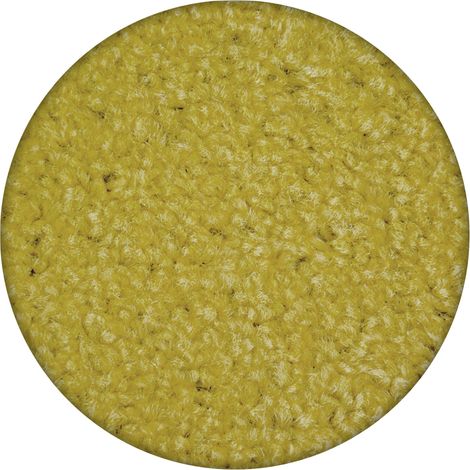 TAPPETO cerchio ETON giallo yellow rotondo 100 cm