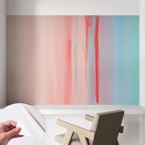 Papier peint autocollant adhésif avec motifs pour salon et chambre accessoire stylé pour votre intérieur Couleurs harmonieuses 104x70 cm (1/5)