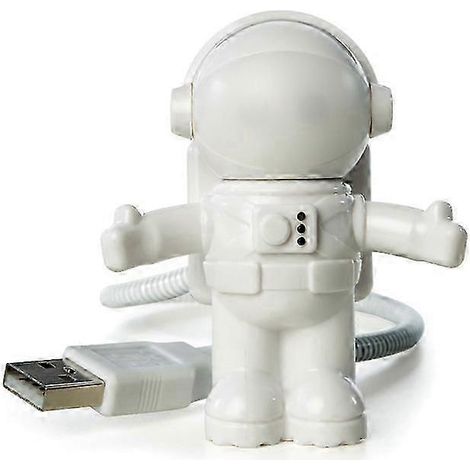 Lampe torche USB astronaute, veilleuse à brancher astronaute, logo cadeau original, clavier, lampe d'appoint, lampe de chambre (1/5)