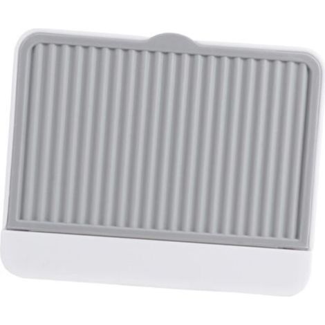 1 Porte- Mural - Porte- - Support de Rangement pour la Maison - Étagère de Drainage - Support de Rangement Pratique - Autocollant pour Traces - Gris (1/5)